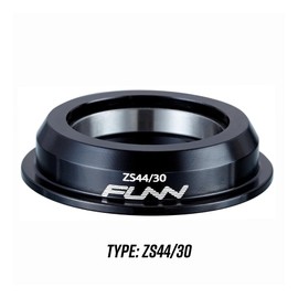 Funn Descend Lower Headset ZS44/30, Zero Stack Angular Contact Bearing Lower Headset, Durable and Lightweight Alloy Headset for Mountain Bike, BMX Bike, Road Bike and Gravel Bike