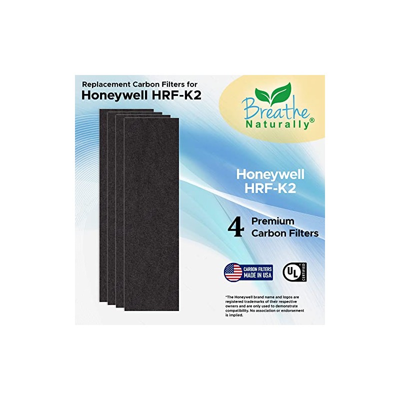 Breathe Naturally - Extra Thick Carbon Pre-Filters Compatible with Honeywell
