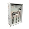 Wallace Antique Baroque 18/10 Stainless Steel 3pc. Baby Flatware Set