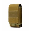 Double Phone MOLLE Pouch Nylon Belt Waist Bag for EDC