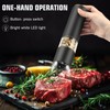HBESTIE Electric Salt and Pepper Grinder Set, Battery Powered with