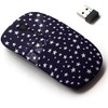 CJCBROES 2.4G Wireless Mouse with Cute Pattern Design for All