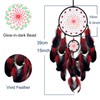 SOYUZU Red and Black Dream Catcher Luminous Dream Catchers for