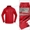 TEZO Mens Rain Jacket Waterproof with Hooded Hiking Coat Lightweight