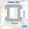 Pack of 6 Cleaning Cloths for Ecovacs Winbot W2 Omni