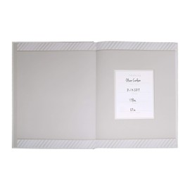 Pearhead Hello Beautiful Baby Memory Book, Milestone Journal, New Mum Gift, Newborn Baby Keepsake, UK English Version, Polka Dot