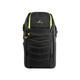 TORVOL - Quad PITSTOP Backpack V2, Compact FPV Drone Backpack for 2 Drones, Fits DJI Mini 3, Mini 4 Pro, DJI Neo, with Laptop Compartment, Waterproof Rain Cover, Black & Green, 25L