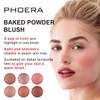 Phoera Baked Powder Blush – Richly Pigmented & Buildable, Multi-Tonal