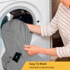 HUNAIGEE Grounding Pillowcase for Earthing Silver Conductive Grounding Pillow Case