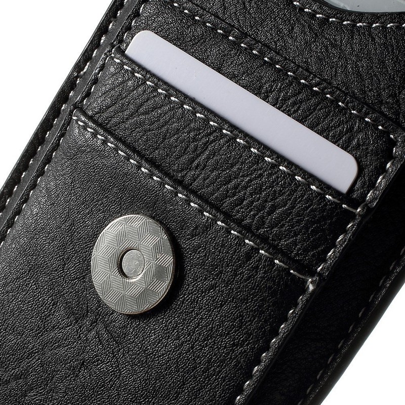 DFVmobile - Belt Case Cover Premium Synthetic Leather Vertical and