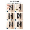 YFFSFDC 90 Degree Fluorescent Door Buckle Zinc Alloy Door Clasp
