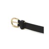 Hazzys (대구신세계)HAZZYS 블랙 가죽 금장버클 슬림 벨트 HJBE5E405BK (Daegu Shinsegae)