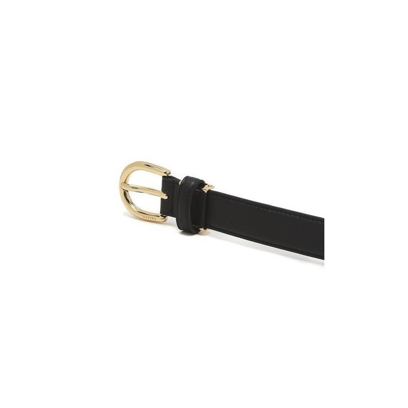 Hazzys (대구신세계)HAZZYS 블랙 가죽 금장버클 슬림 벨트 HJBE5E405BK (Daegu Shinsegae)