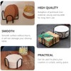 Black Iron Coaster Holder Metal Storage Rack Coasters Shelf for