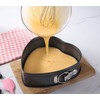 24cm Heart Shape Cake Tin Non Stick Spring Form Heart