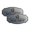 Signs ByLITA Victorian Mail Drop Durable Plastic | Easy Installation
