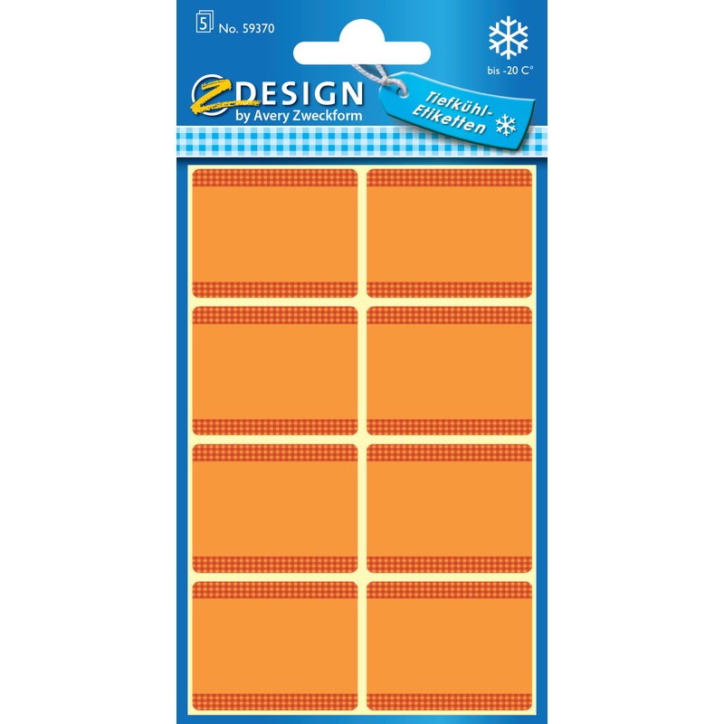 AVERY Zweckform 59370 Freezer Labels Temperature Resistant up to -20