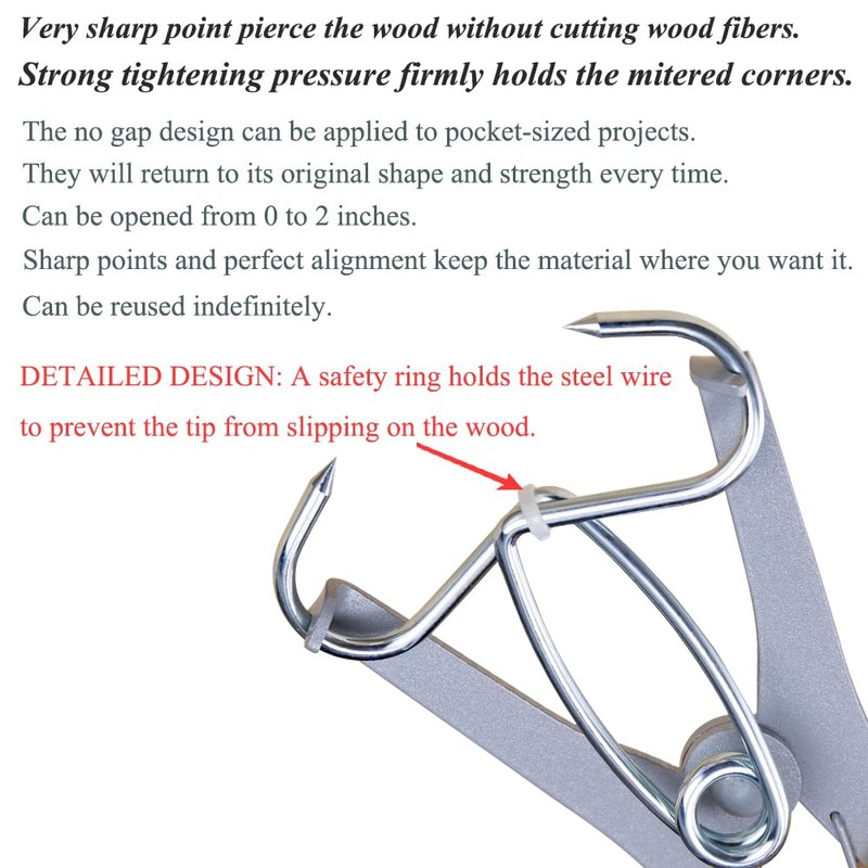 Feiyang Miter Spring Pliers and 16 Miter Clamps use for