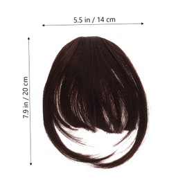 OATIPHO Clip in Hair Extensions Natural Air Bangs Hairpiece for Women Realistic and Fashionable Clip Front Fringe for All Face Shapes and Styling Needs