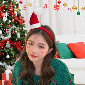 Sucodver Christmas Headband, Santa Hat, Headband, Mokomoko, Cute, Painless, Christmas Cosplay, Costume, Prop, Present