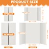Ctosree 18 Pcs Tri Fold Display Board Fold Presentation Board