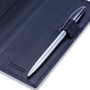 HISCOW Funda flexible de piel para chequera, con divisor, piel