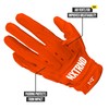 Nxtrnd G3 Pro Padded Football Gloves - Sticky Padded Receiver