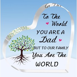 TTOVEN Gifts for Dad Father's Day Gifts Dad Birthday Gifts Dad Acrylic Plaque