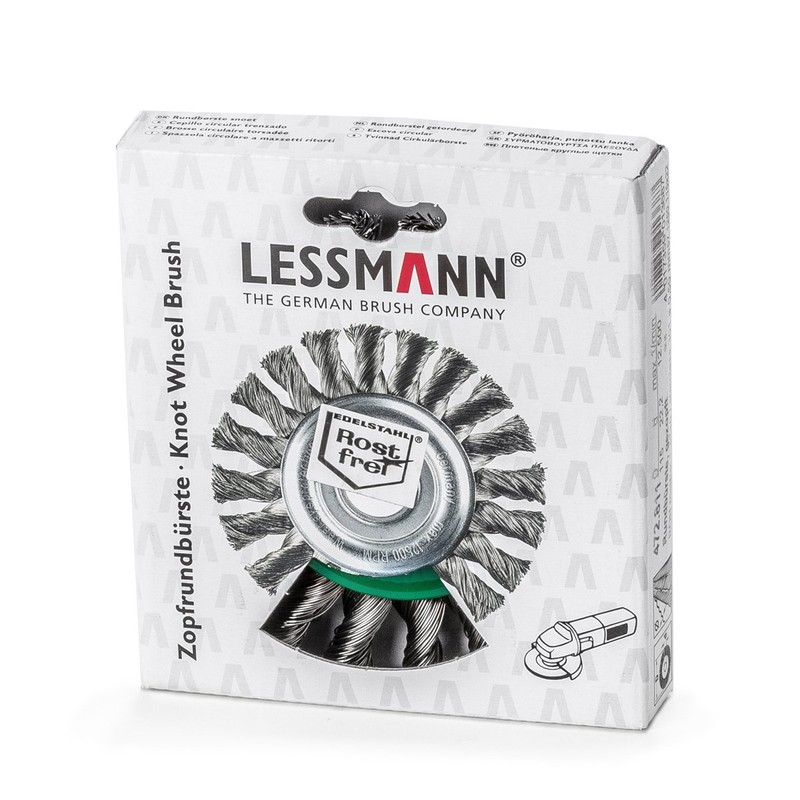 Lessmann Round Braided Brush 125 x 14 mm 20 Teeth