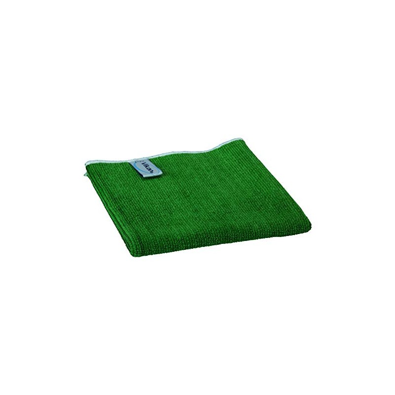 Vikan 691132 Basic Microfiber Cloth, Green, 320 mm Length, 320