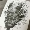 [Lungs_62] Invisible Tattoo Oni Irezumi Men's Body Tattoo 2 Weeks (46377545) / [룽스_62]티안나는타투 오니 이레즈미 남자 바디타투 2주 (46377545)