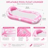 Green Leaf Inflatable Pool Float for Adults – PVC Floating