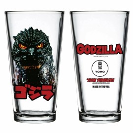 Godzilla Head Toon Tumbler Pint Glass BRAND NEW