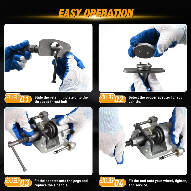 GOOACC 8PCS Drum Brake Tool Kit & 22PCS Disc Brake