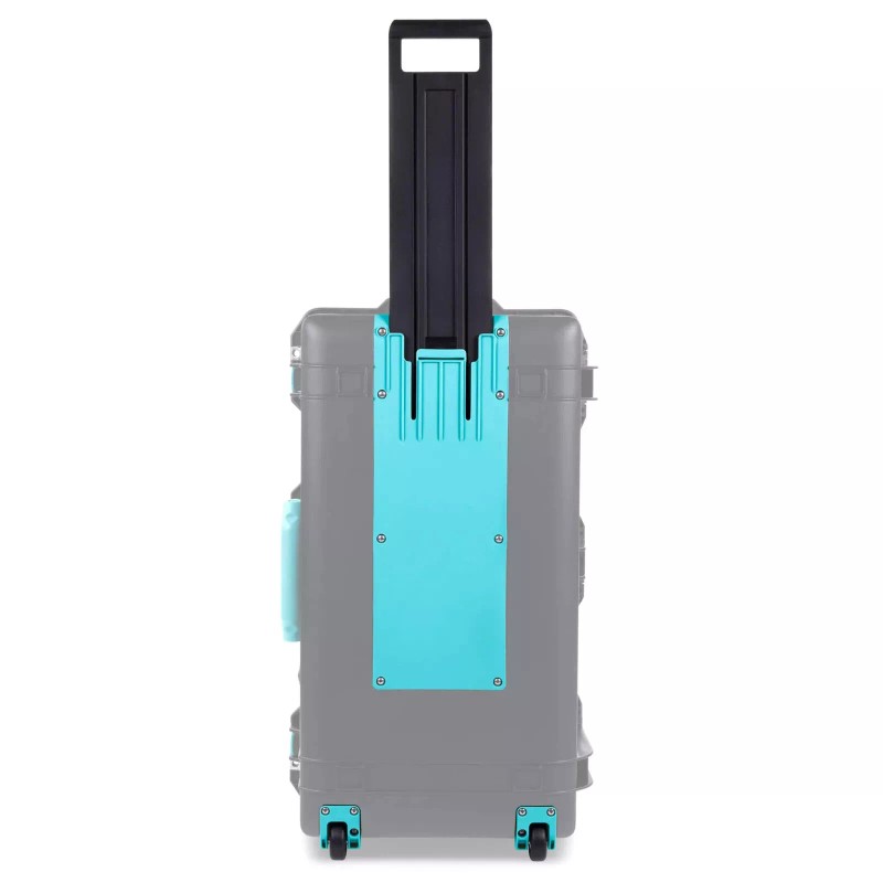 Pelican 1615 Complete Teal Trolley Kit - With 2 wheel