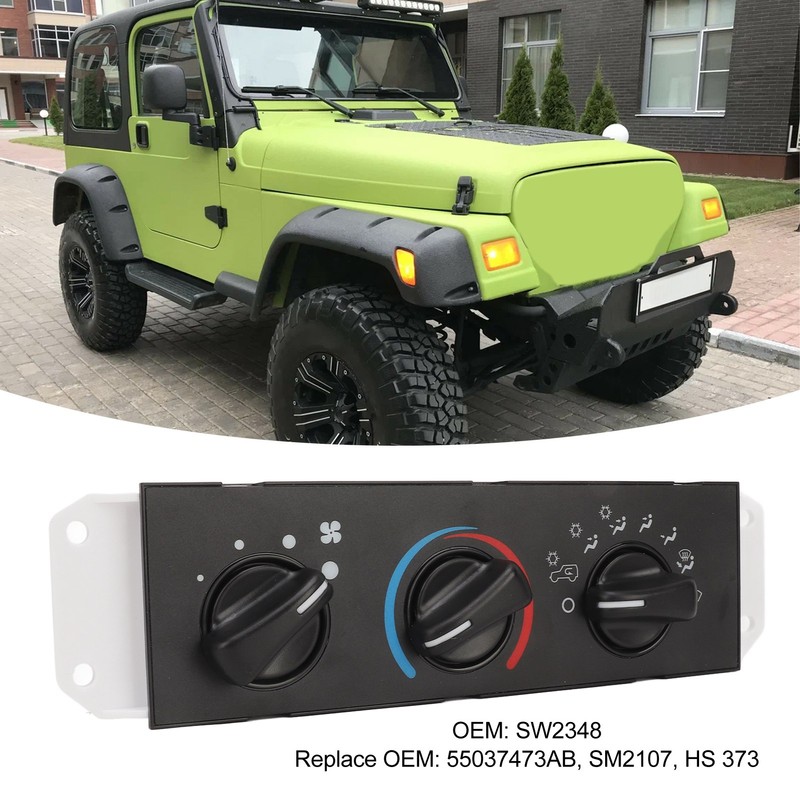 AC Heater Control Panel SW2348 with Blower Motor Switch Air