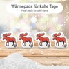 com-four® Pocket Warmer Reusable Hand Warmer with Great Motifs for