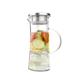 Classic Cuisine Glass Pitcher, 50 oz, Clear