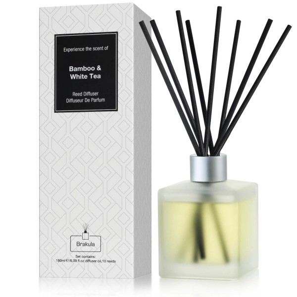 Brakula Reed Diffusers Set - & White Tea Scented Aromatic