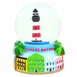 pcf Souvenirs Charleston South Carolina Snow Globe Snowdome - 65mm