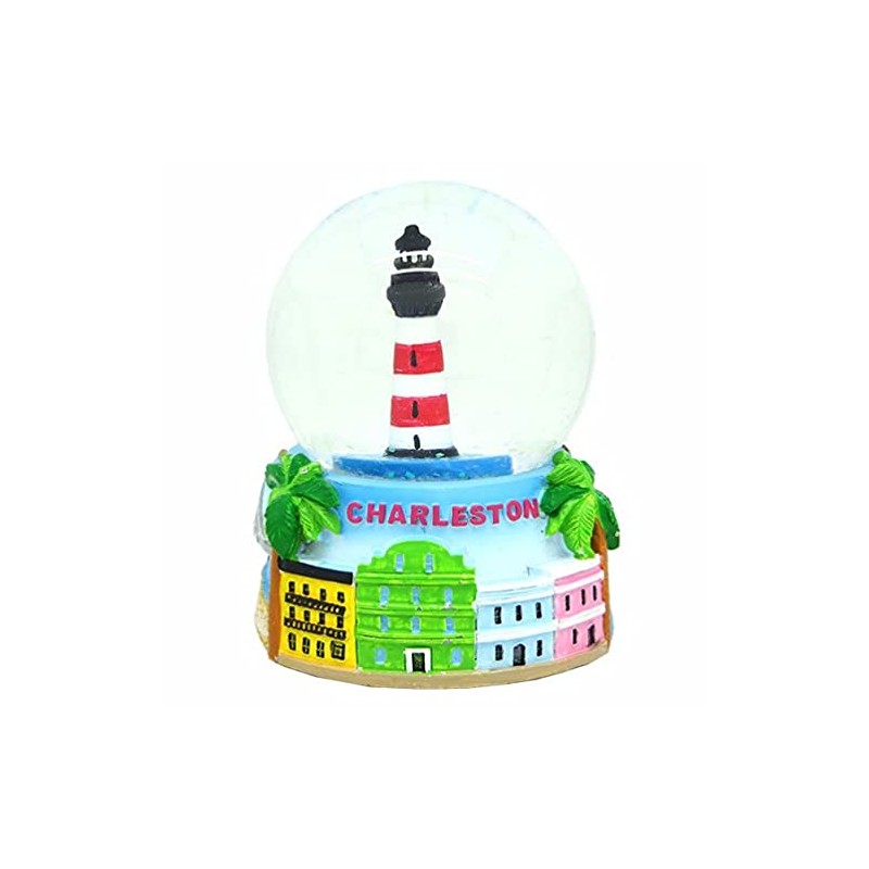 pcf Souvenirs Charleston South Carolina Snow Globe Snowdome - 65mm