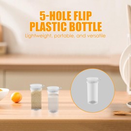 SUZEYEN Mini Salt and Pepper Shakers Set 20PCS – Portable Refillable Spice Containers for Travel, Camping, Picnic, Hiking, Outdoor Cooking & Kitchen Use