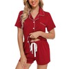 Pjmlifecoco Womens Pajama Sets Shorts Casual Sleepwear Summer Two Piece