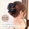 Ribbon Clip Hair Claw Dot Polka Dot Bow Hair Clip