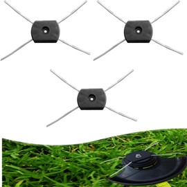 Wire Cutter for Lawn Mowers, 3 Pieces, Steel Wire Mowing Rope, Insert, Small, Cutter, Universal for Lawn Mowers, Wire Rope Replacement