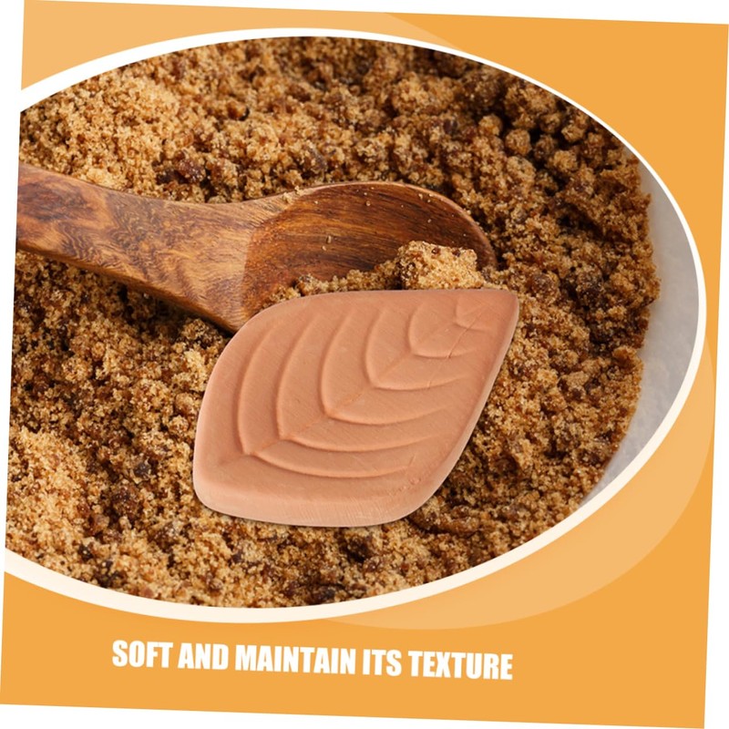 BIUDECO 4pcs Leaf Shaped Sugar Savers Reusable Brown Sugar Softener