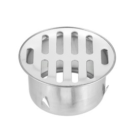 uxcell Floor Drain Cover, 3.1 Inch Stainless Steel Anti Blocking Drain Cover for Outdoor Bathroom Kitchen, 67 Flat Mouth