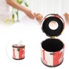 Retro Tissue Box Cylindrical Fashionable PU Leather Wooden Napkin Storage