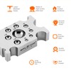 Splenor Tools Steel Designer Dapping Doming Block - for Jewelry