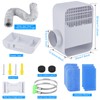 TenYoDaZonify 3-in-1 Indoor Dryer Vent Kit,Upgrade Energy Efficient Dryer Lint